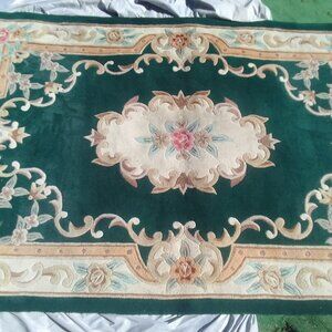 9X6 luxury exquisite unique wool vintage-floral high-quality extra-thick rug